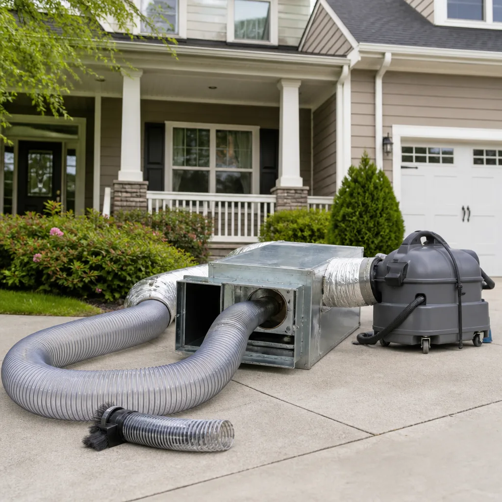 Whole-home duct cleaning